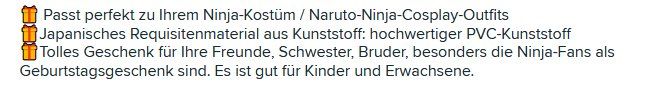 Giocattoli: Naruto Cosplay Set 7teilig !!!  Boruto Ninja – Nuovo e nell'imballaggio originale da Walenstadt venduto da SchnaeppchenRabe 1
