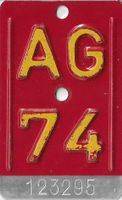 Velonummer AG 74