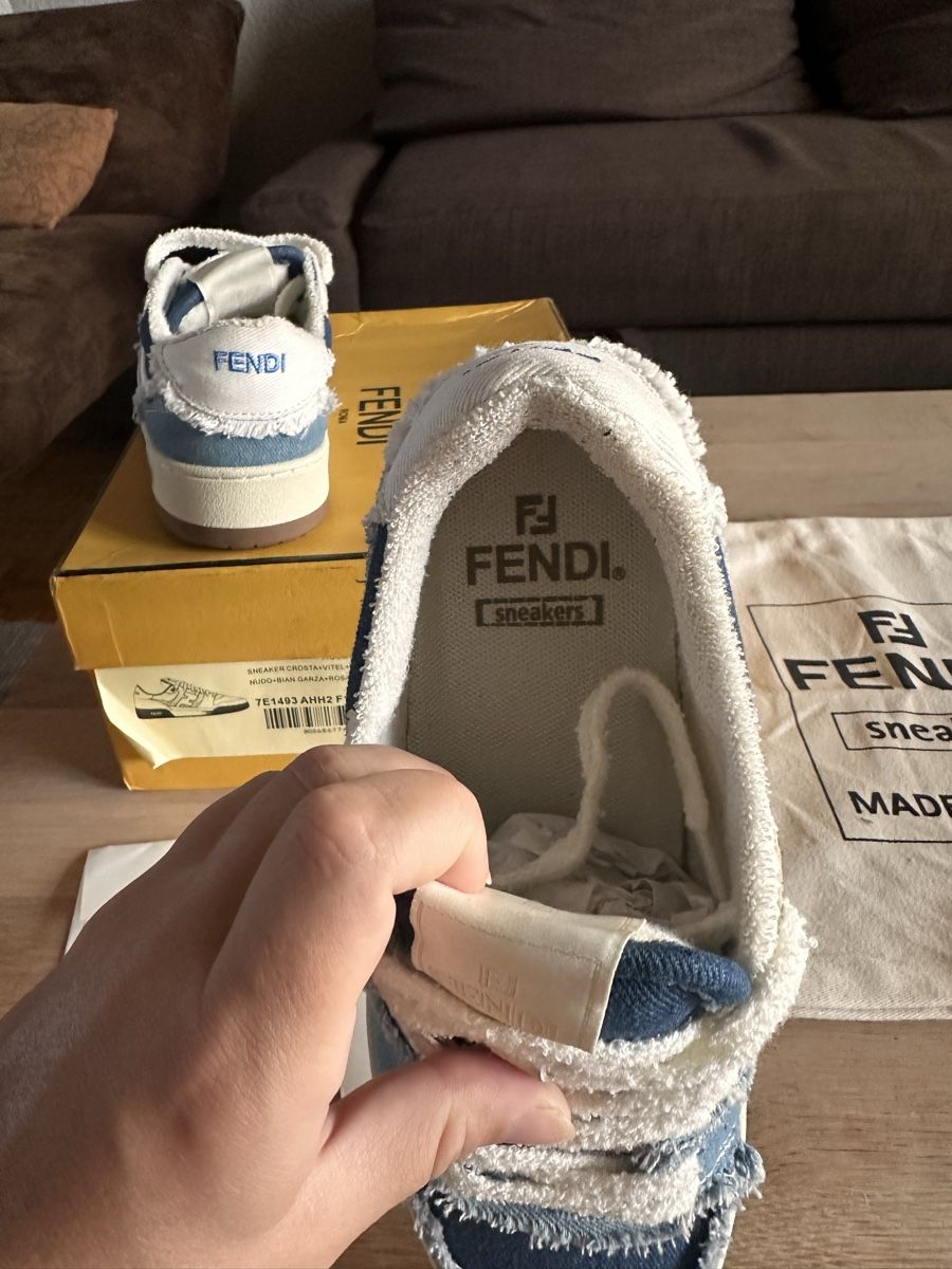 Fendi Chaussures femmes: Fendi Crosta Denim Sneaker Gr. 38 inkl. Box – Neuf avec emballage d'origine à Winterthur par whatdreamz 7