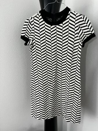Kleid weiss/schwarz Gr. XS Zara