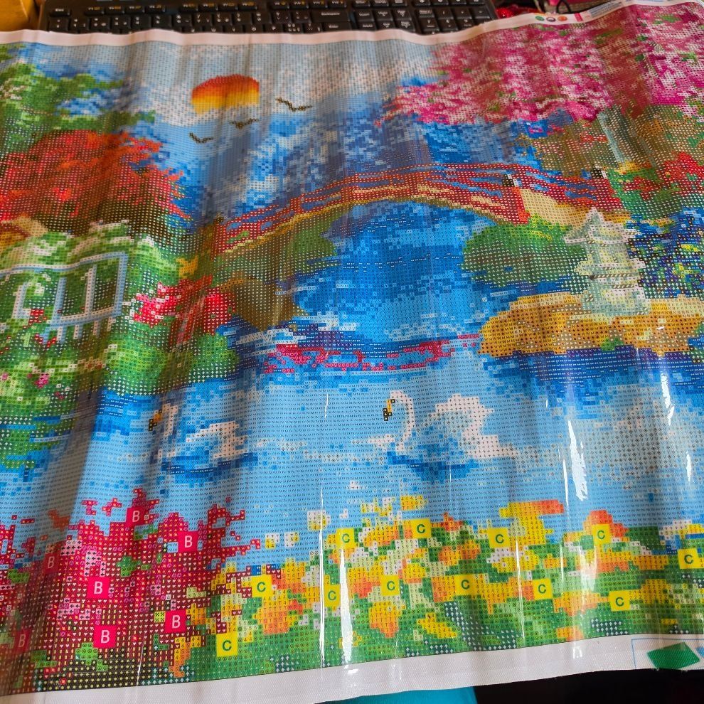 Bastelsets: DIAMOND PAINTING LANDSCHAFTS BILD – Neu und originalverpackt aus Dintikon von bonita099 4