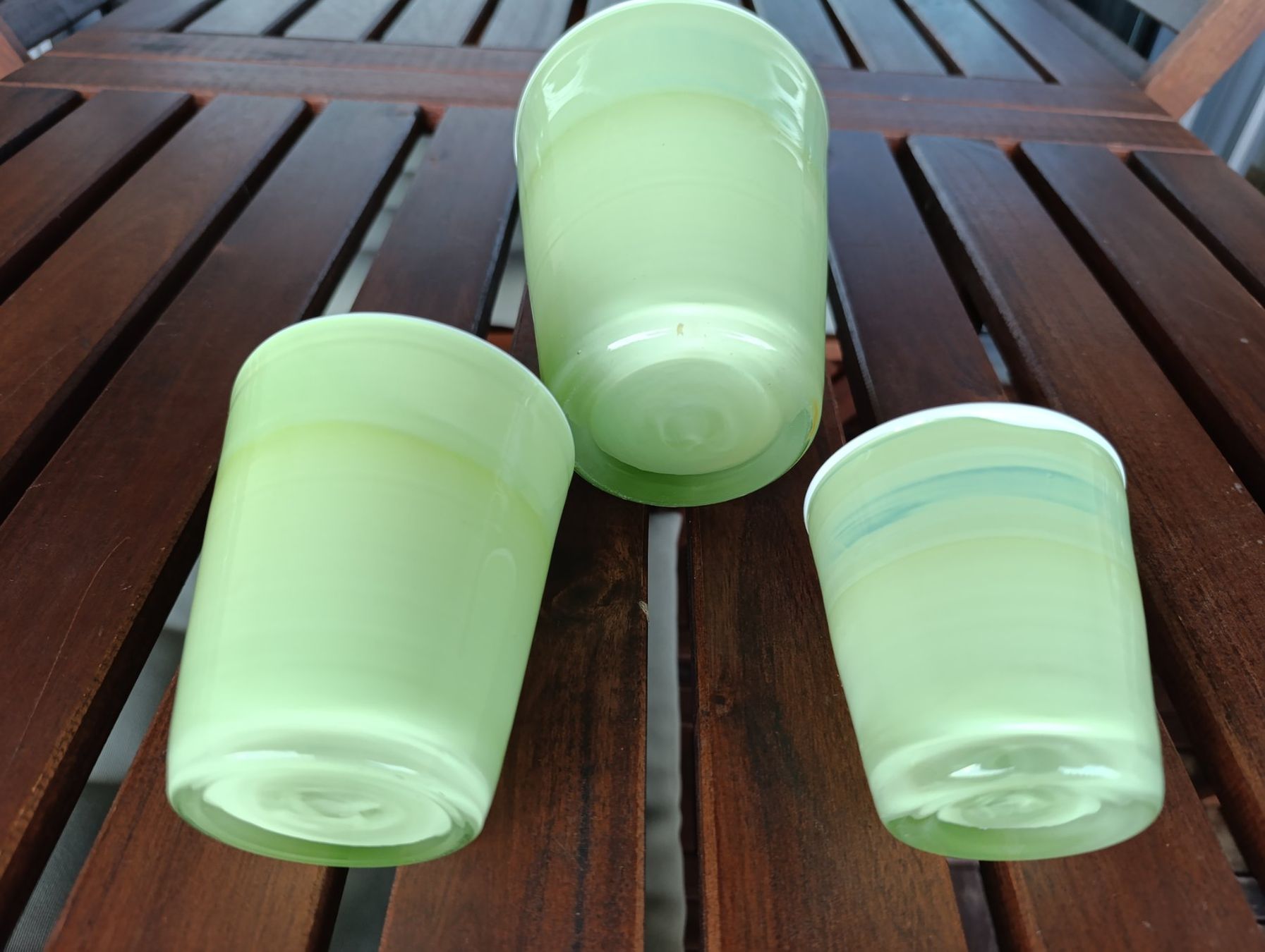 Vasi per fiori: Blumentopf Glass 3 Stück – Nuovo (secondo la descrizione) da Zürich venduto da ShadowVorlon 3