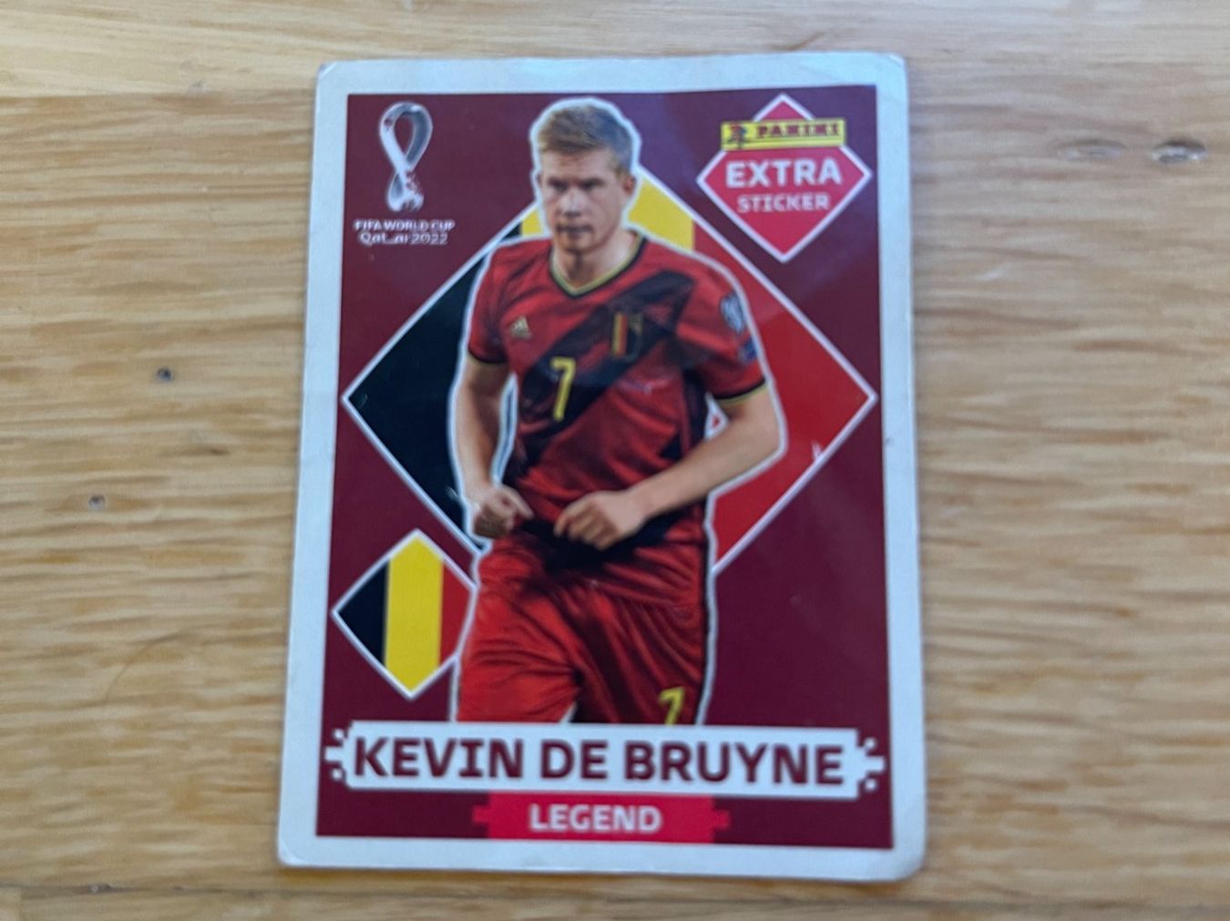 Panini Sammelbilder & Trading cards: Kevin De Bruyne: Panini Extra Sticker Normal - WM 2022 – Gebraucht aus Greifensee von guteangebote