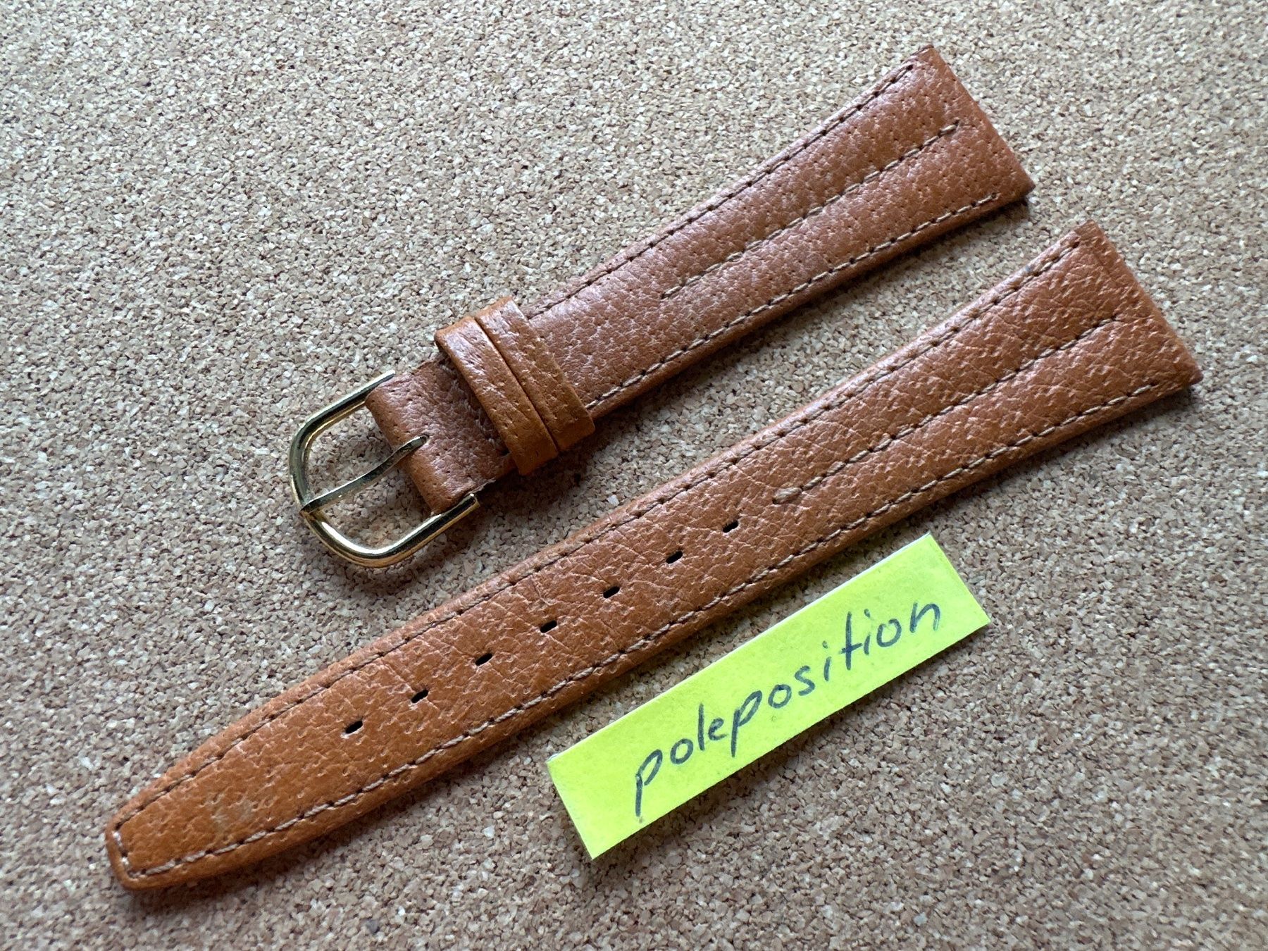Bracciali & Braccialetti: 20mm Uhrenarmband Leder, braun – Nuovo (secondo la descrizione) da Courlevon venduto da Poleposition