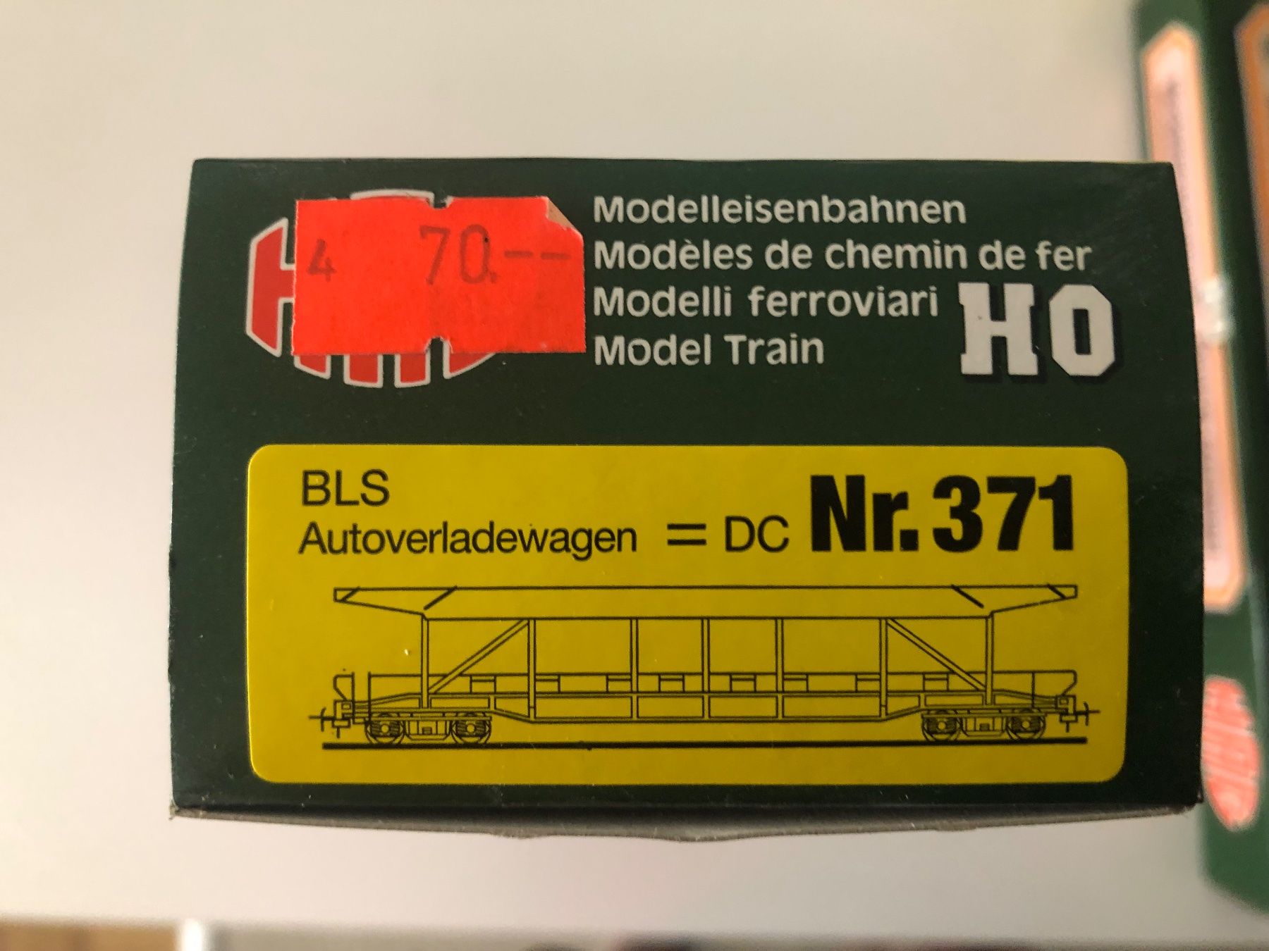 Hag Modellini di ferrovie: Hag 371 BLS NEU – Nuovo e nell'imballaggio originale da Ostermundigen venduto da Garmin03 4