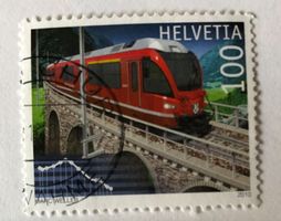 Nr.1350 Stempel 100 Jahre Berninalinie 2010    