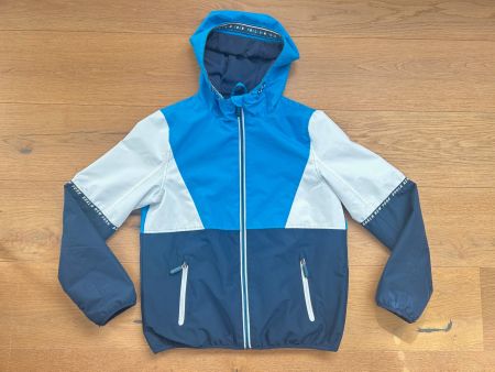 Kinder- Übergangsjacke blau/weiss STREET PRODUCT 158