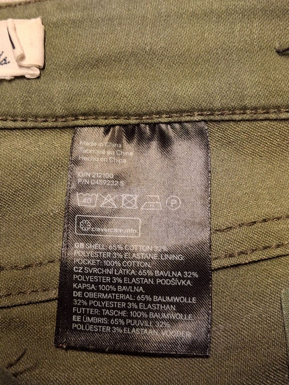 Pantaloni: Pantalon vert olive taille 34 marque LOGG – Usato da Villiers venduto da san_jn5w 4