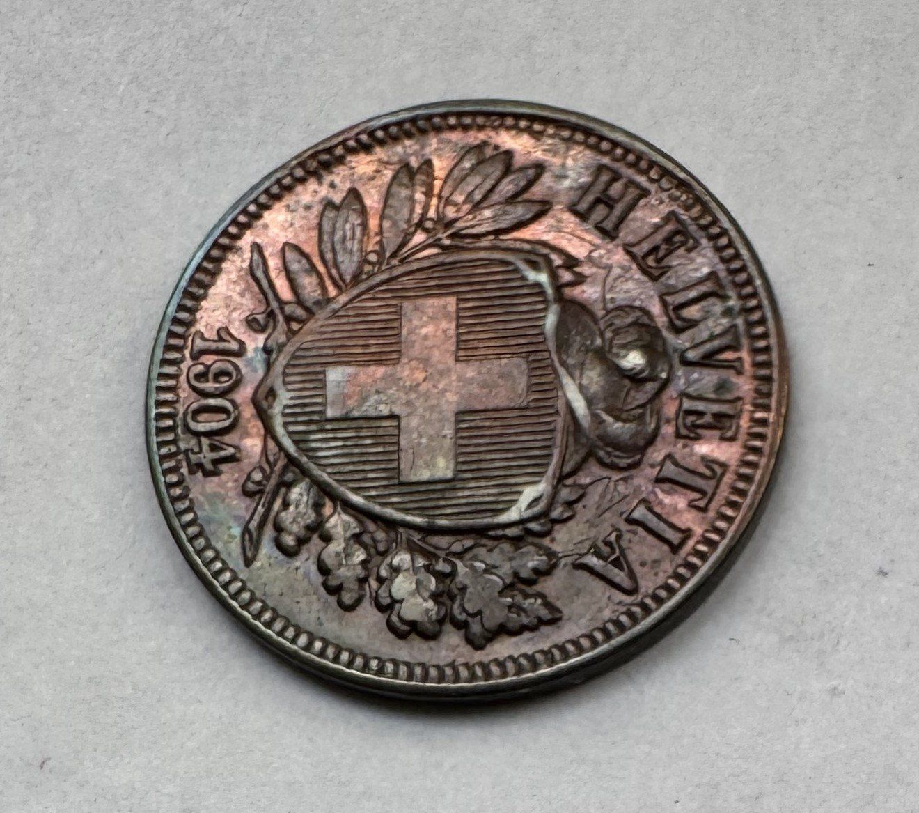Tutti le monete: 1904 2 Rappen -unz – Usato da Kirchberg SG venduto da Zenhad69 1