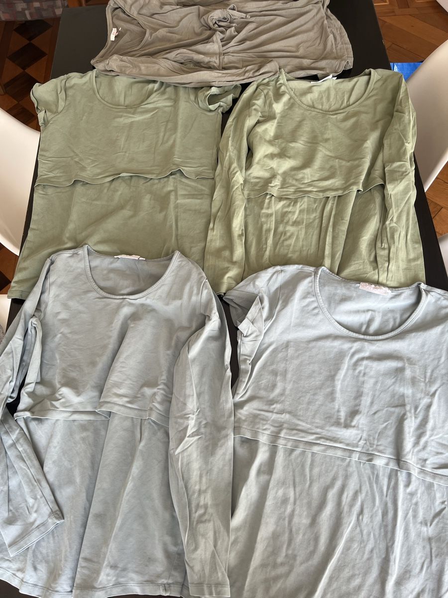 Kleiderpakete: Stillkleidung, Gr. 38/M, 14 Teile, Shirts/Pullover/Kleid – Gebraucht aus Zürich von vik_f5vg 1
