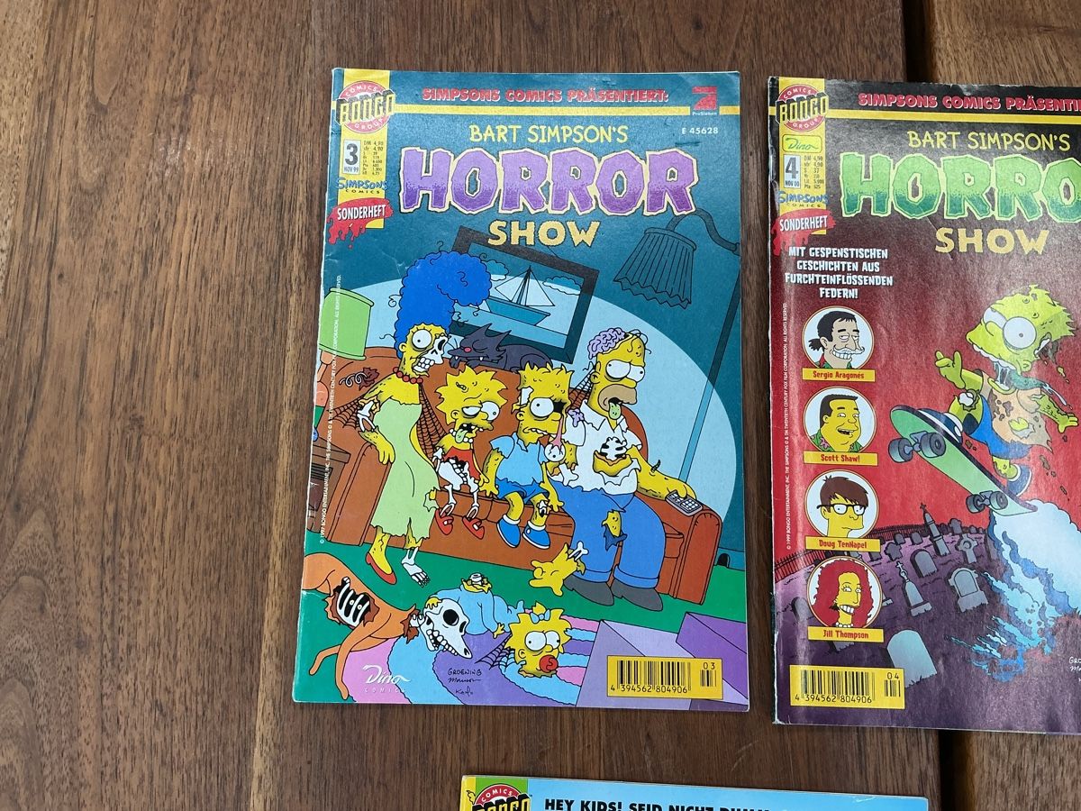Comics: 5 Simpsons Comics Bart Simpson Krusty – Gebraucht aus Emmen von Veneo.c 1