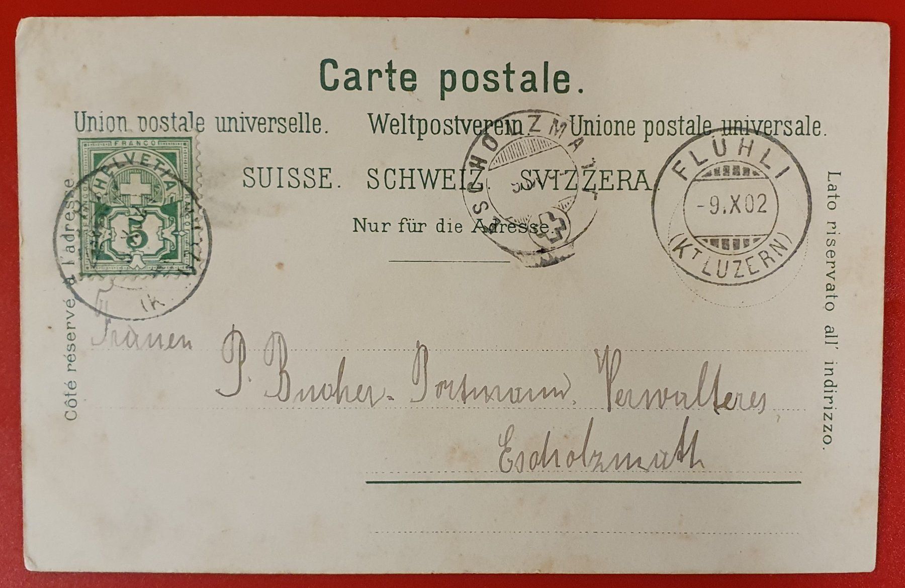 Ansichtskarten: Gruss aus Bern 1902 - Bärenkarte – Gebraucht aus Kreuzlingen von Rschweiz1 1