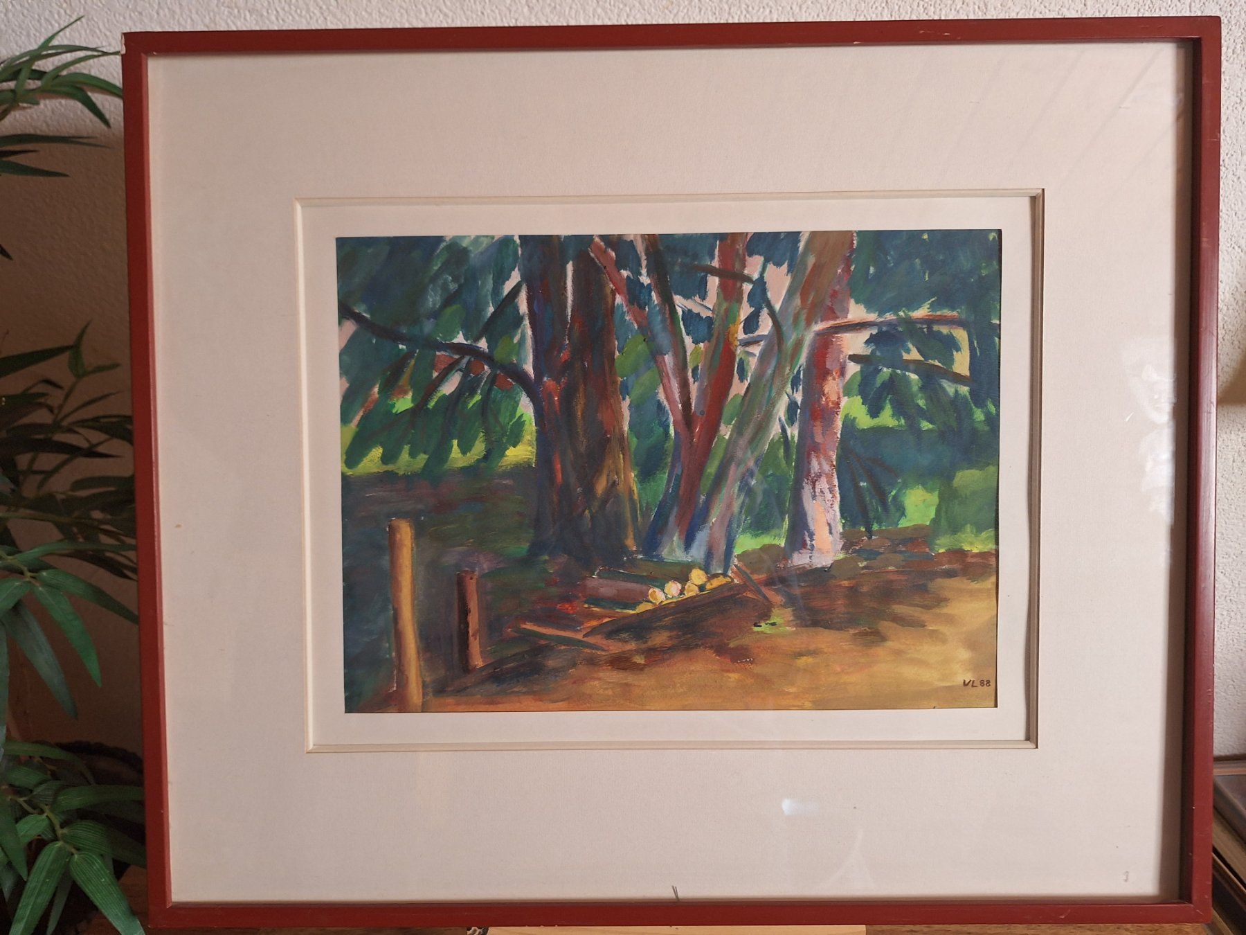 Tableaux: Gemälde Tempera,  signiert V.L. – D'occasion à Appenzell par Mar_ijan 3