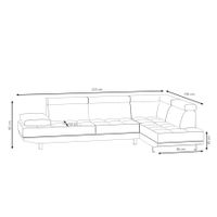 Ecksofa /schwarz