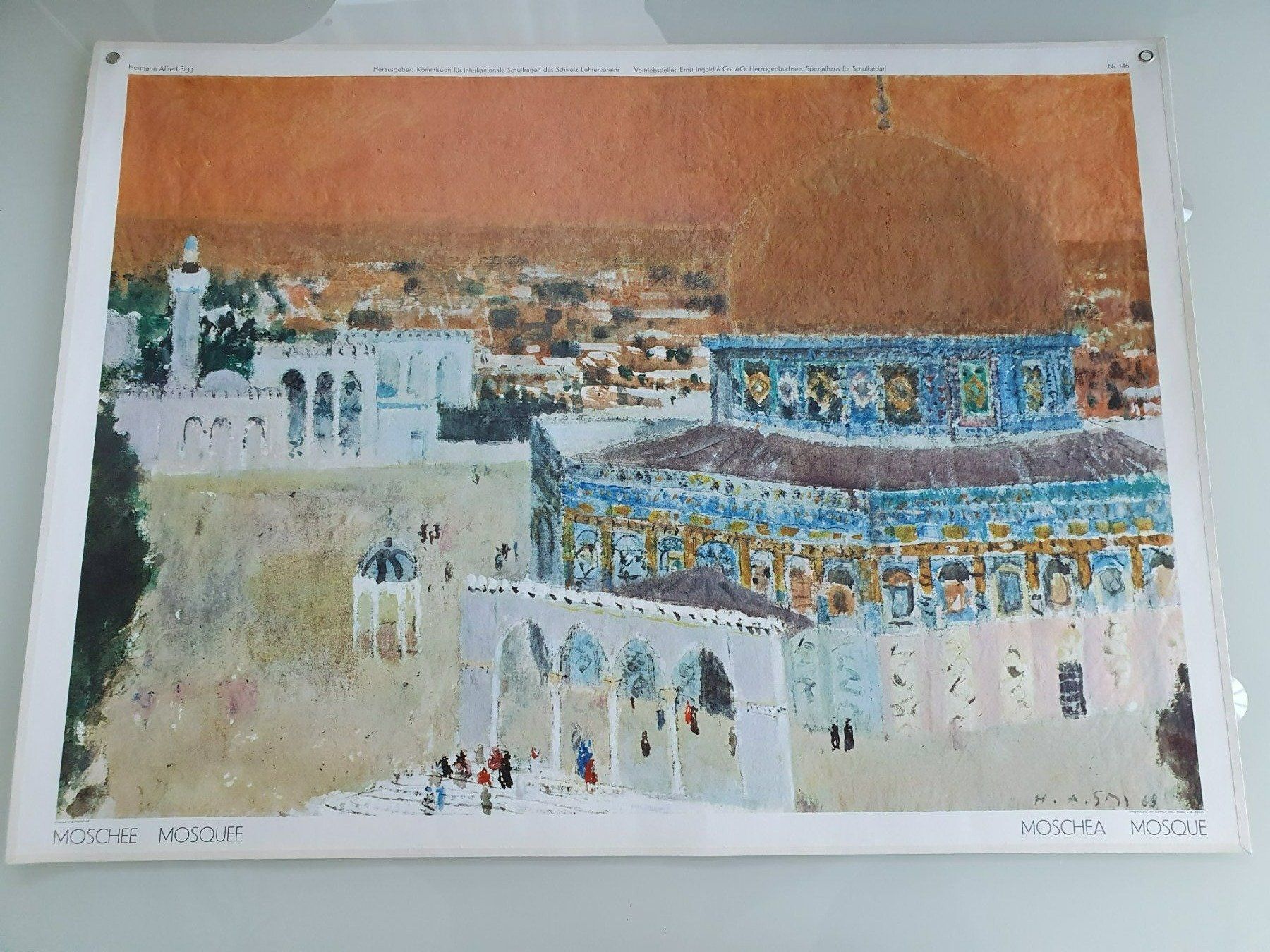 Poster & Bilder: Schulwandbild Nr. 146 Moschee – Gebraucht aus Fribourg von YannDuc