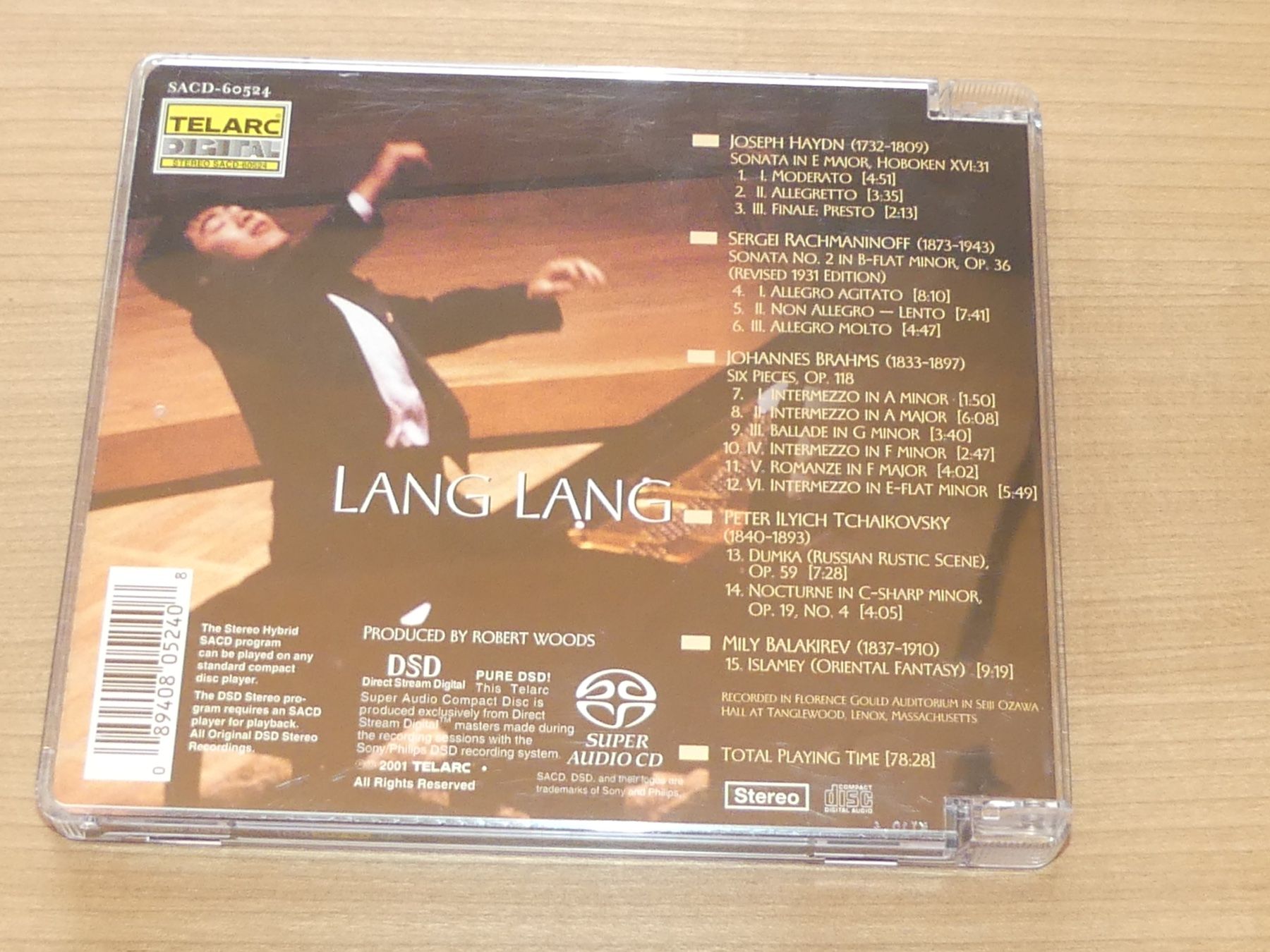 CD: LANG LANG SPIELT HAYDN - BRAHMS - TELARC - SACD – Nuovo (secondo la descrizione) da Fahrwangen venduto da Swirl2 2