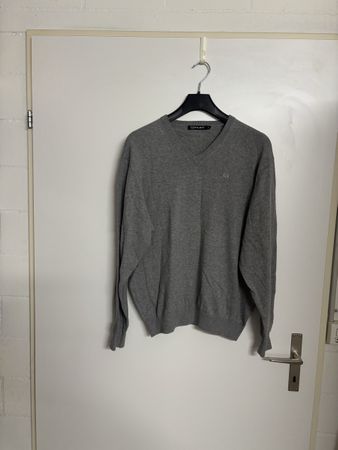 Pullover grau Grösse S, Marke FILATI, V-Ausschnitt