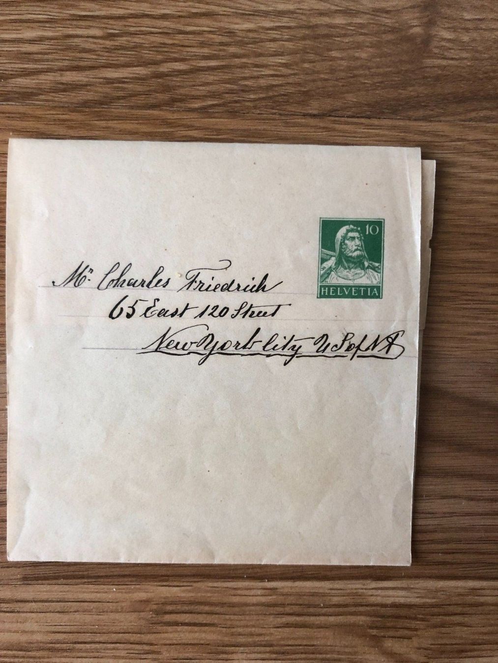 Alle Briefmarken: Bedarfsbrief mit Aufdruck Tell – Gebraucht aus Landquart von interesse63