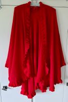 Roter Cape, feiner Wollstoff gemischt