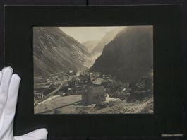 Fotografie Göschenen, Ortsansicht mit B