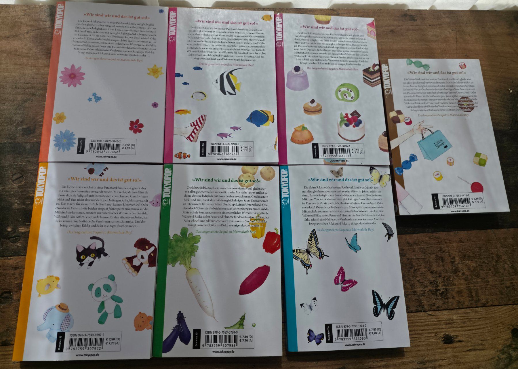 Comics: Marmalade Boy Little 1-7 komplett – Gebraucht aus Embrach von Jeanne_85 1