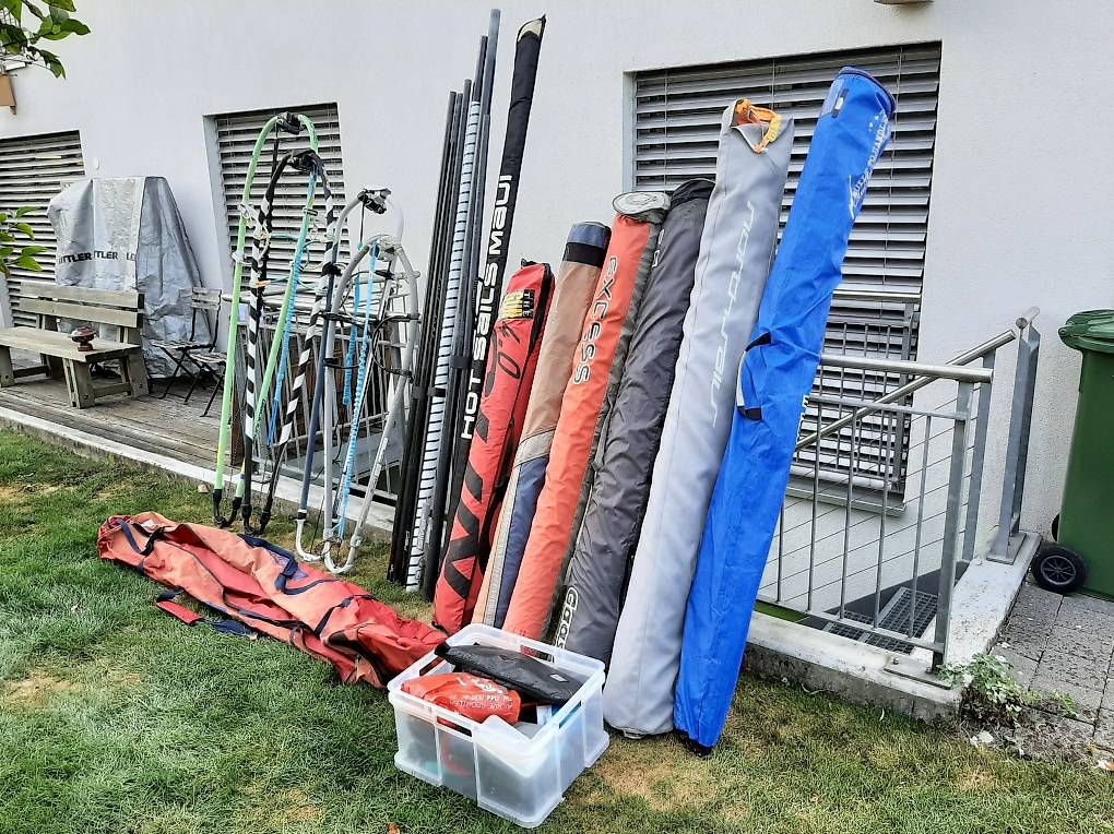 Tavole da surf e di nuoto: Komplette Surfausrüstung – Usato da weinfelden venduto da malvenstrasse 1