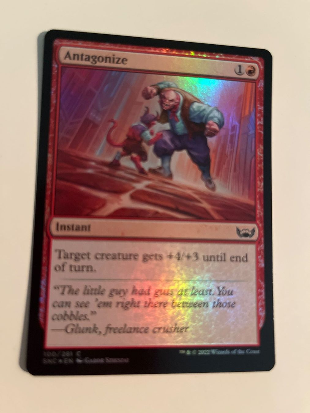 Magic The Gathering Carte collezionabili: 1 x Antagonize - FOIL - Magic: The Gathering - MtG – Usato da Kriens venduto da Shadi1980