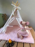 Tipi-Zelt für die Mäuse, passt auch zu Maileg