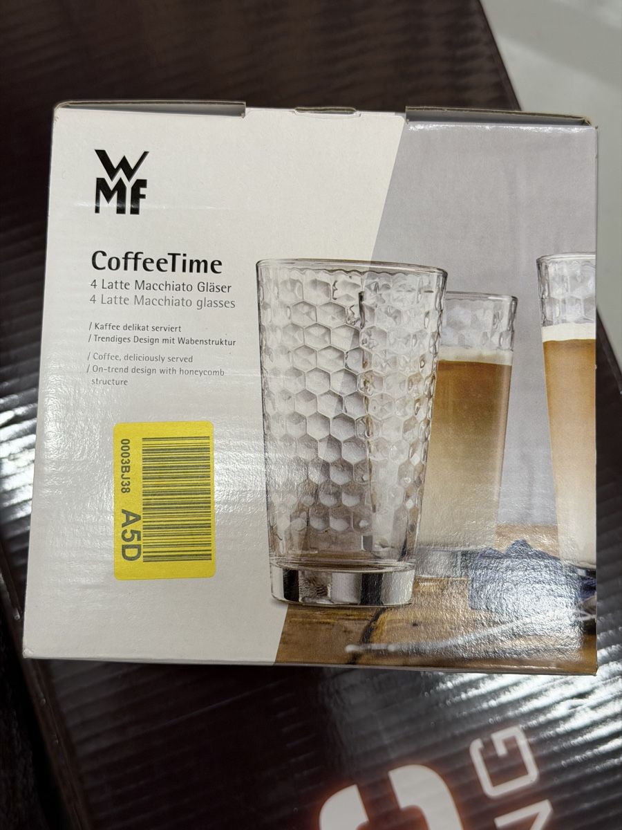 WMF Bicchieri: WMF CoffeeTime Latte Macchiato Gläser 4er-Set – Nuovo (secondo la descrizione) da Küsnacht ZH venduto da guo_rnh6