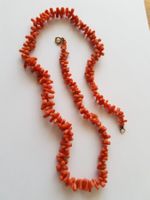 Kette echte Mittelmeer Korallen, L-48 cm, Gewicht 23.25 gr.