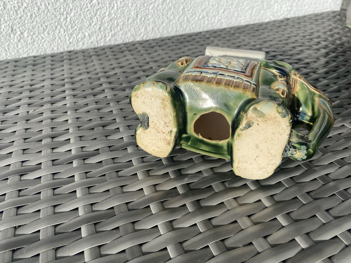 Statuette: Keramik Deko Elefant – Usato da Balsthal venduto da Narulya 4