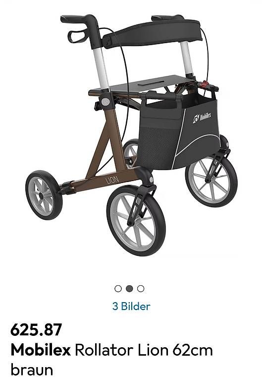 Ausili per la deambulazione: Rollator Lion – Usato da Thörigen venduto da lunafix 1