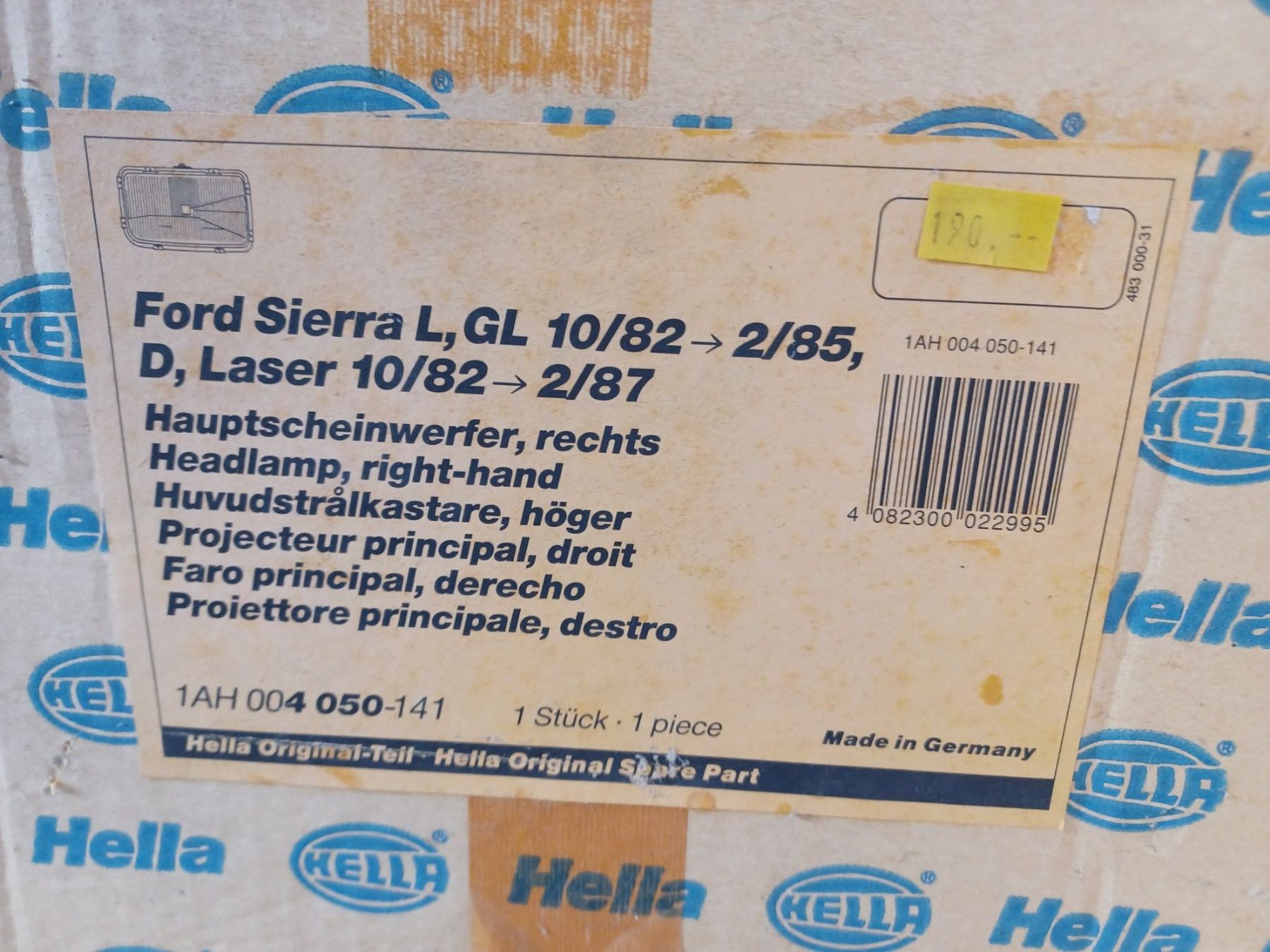Hella Scheinwerfer: Scheinwerfer Ford Sierra – Gebraucht aus Immensee von bubi19 2