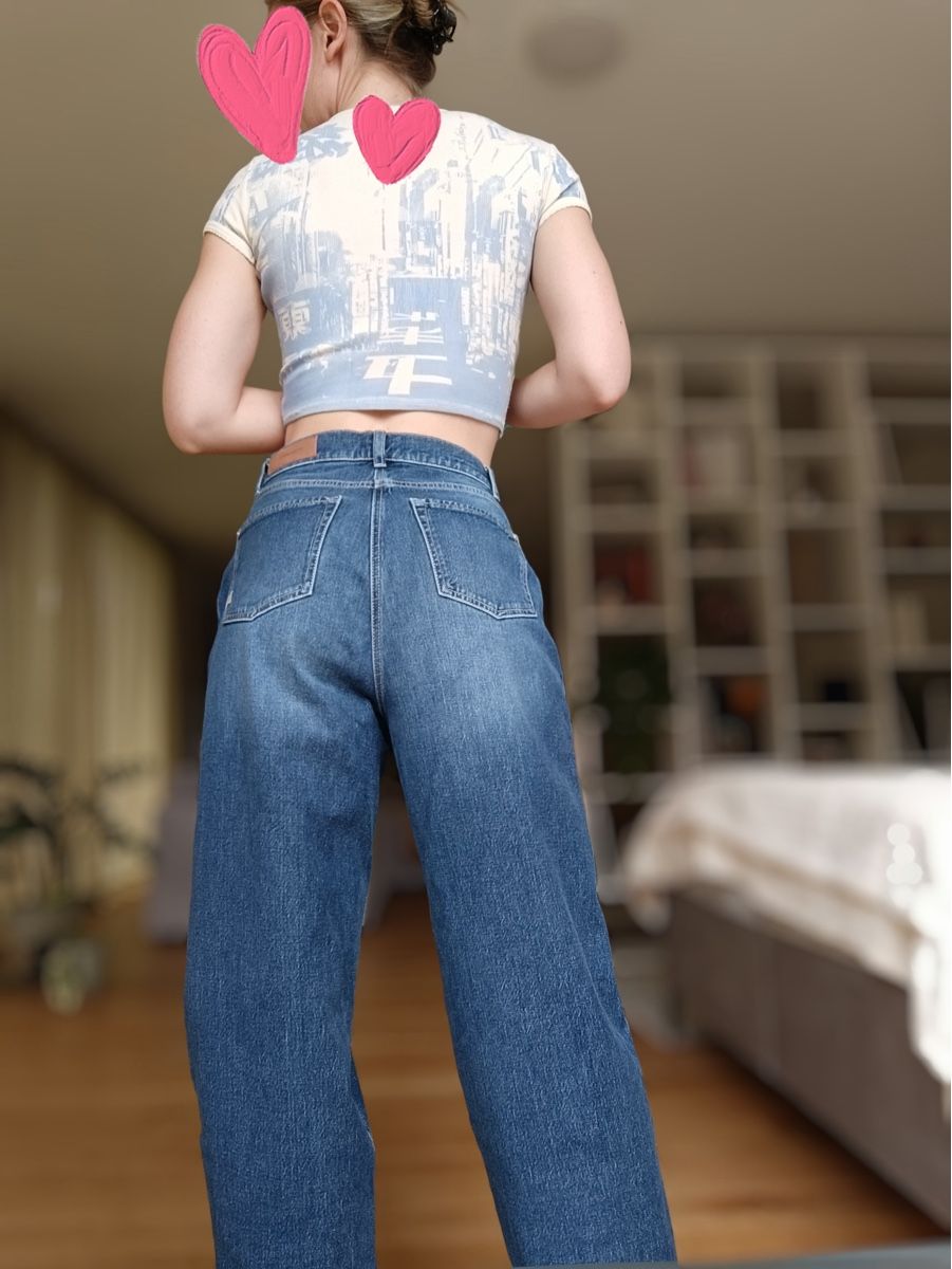 Jeans: FUTUREPEOPLE WIDELEG JEANS, BLAU – Usato da Zürich venduto da dbu_s8p2 2