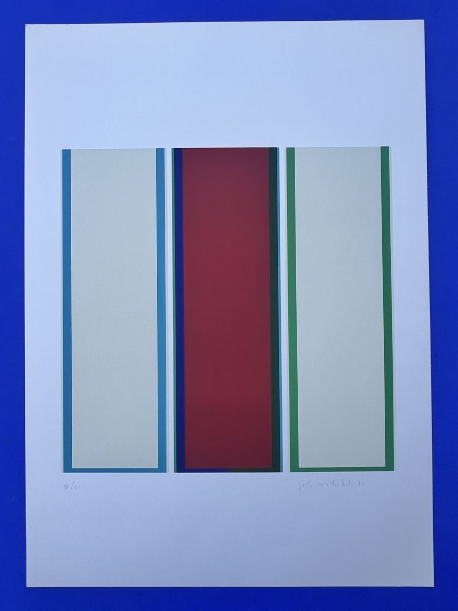 Grafiken & Lithographien: Gido Widerkehr Original- Serigraphie handsigniert – Gebraucht aus Adliswil von bilderboerse-zuerich