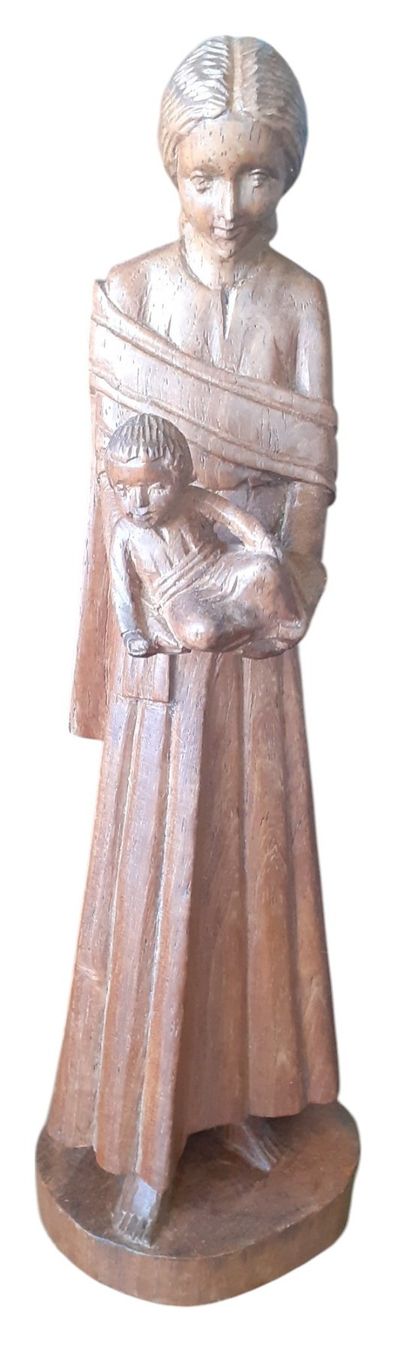 Skulpturen & Statuen: Skulptur Madonna mit Kind – Gebraucht aus Mörschwil von antiksalon 1