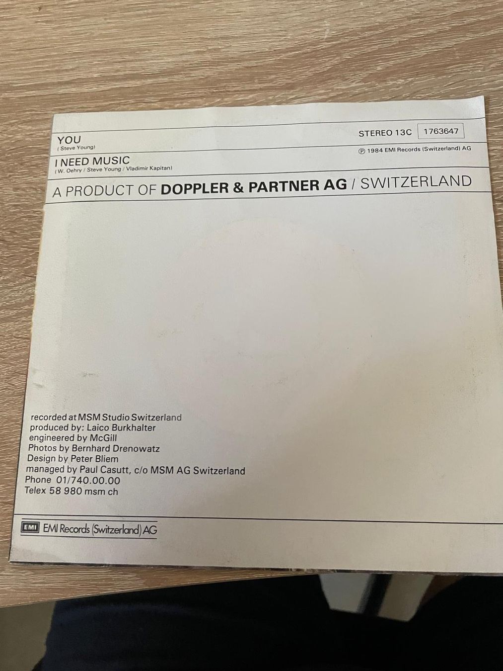 Schallplatten: Steve Young Disco 7" 45 giri – Gebraucht aus stabio von moreno018 1