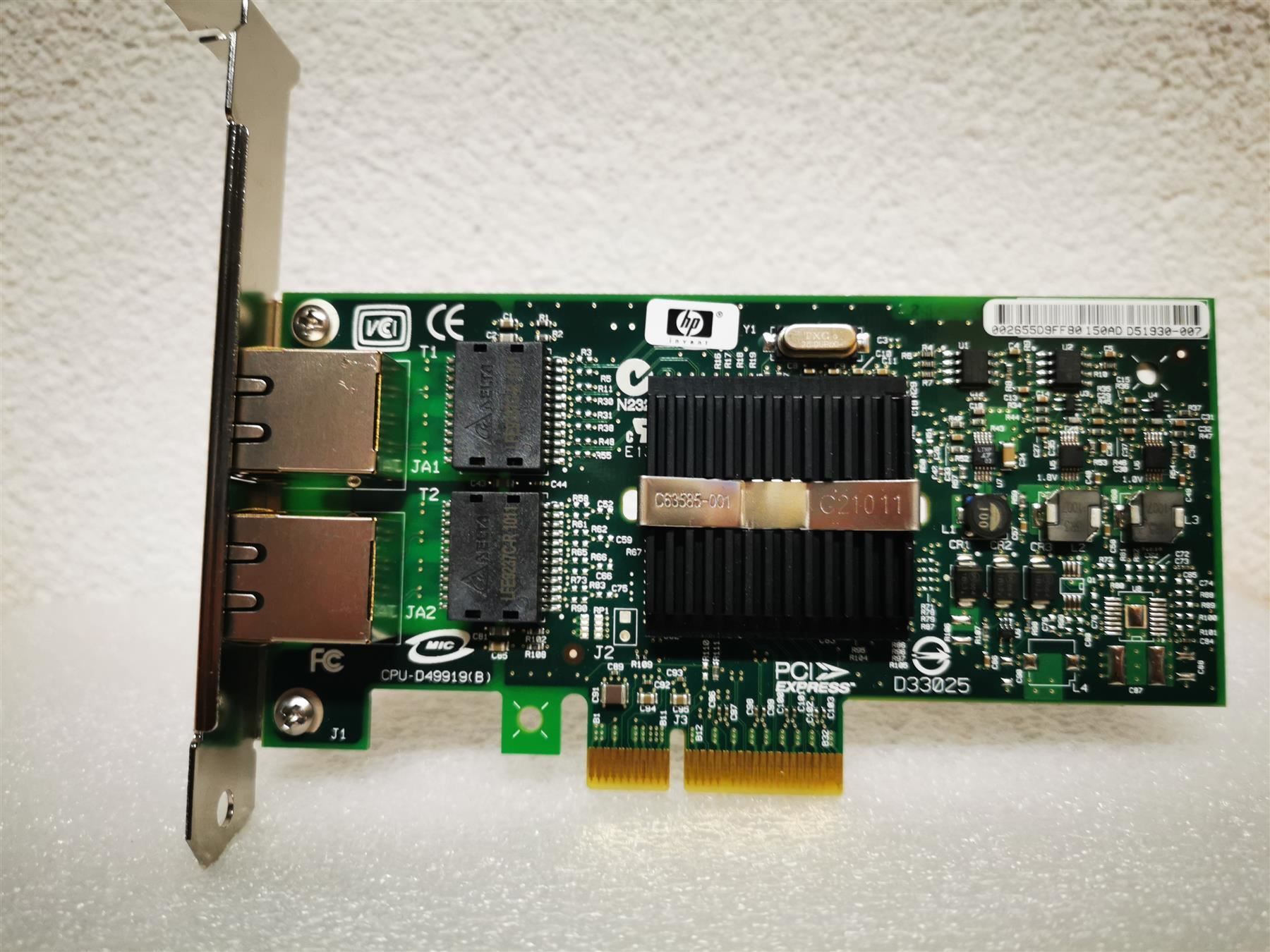 Hewlett Packard Unità & Adattatore: HP NC360T PCI-e Gigabit-Serveradapter – Usato da Buchs ZH venduto da Sutoris