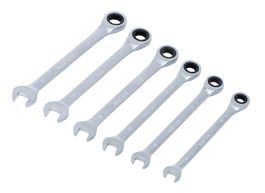 Ratschenring-Maulschlüssel-Satz, 8,9,10,11,12,13mm 6-tlg.