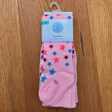 Strumpfhose Sterntaler pink Sterne Grösse 68 neu
