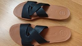 Paul Green Damen Pantolette Schwarz Gr. 4 1/2  NEU !