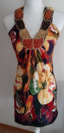 LongShirt  mit Perlenverzierung, Gr. S/M