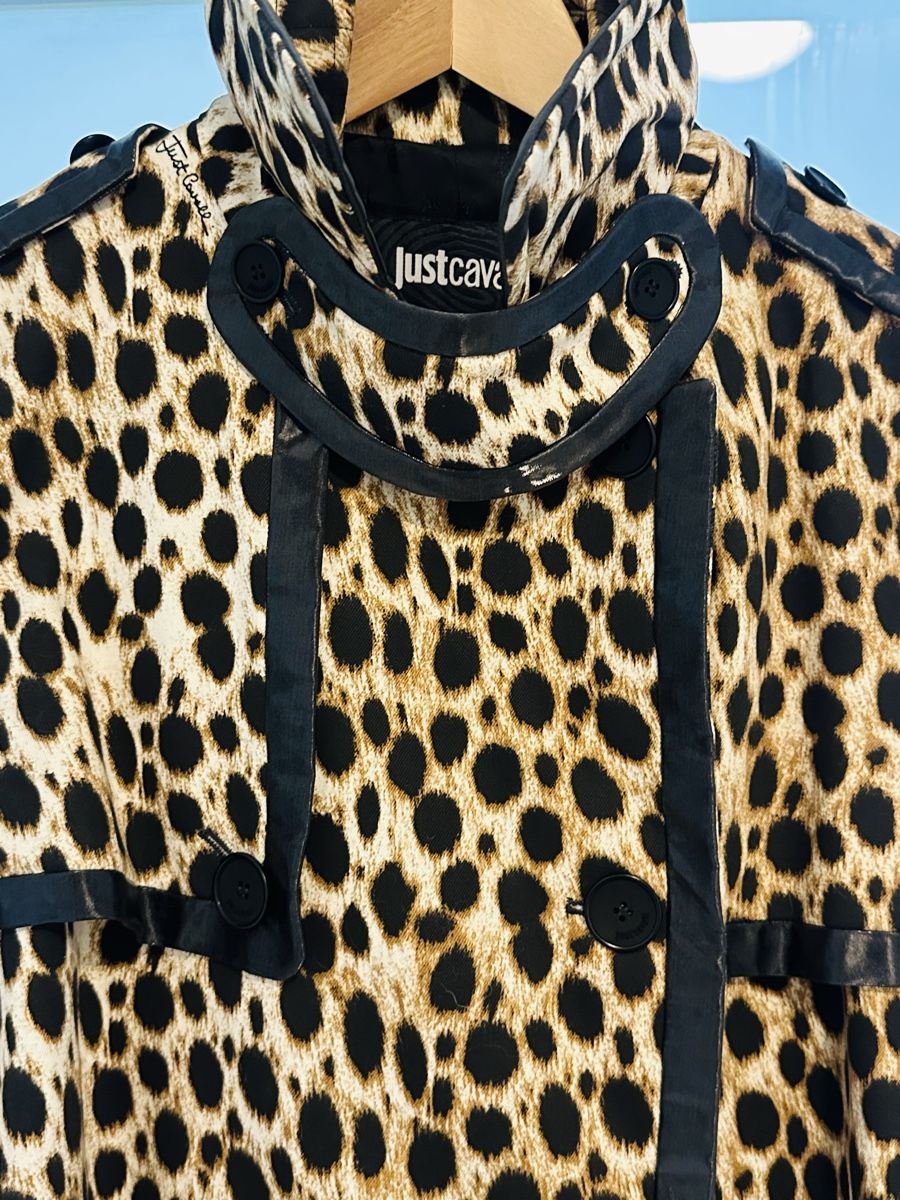Roberto Cavalli Cappotti: Just Cavalli Leopard Print trench Coat - Size 42 IT – Usato da Vevey venduto da ledidream 4