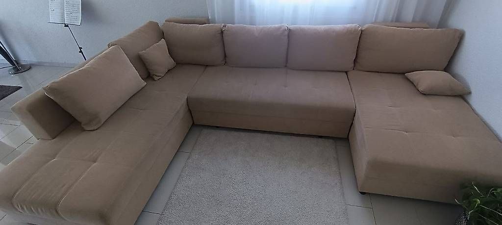 Sofas: Sofa Ecksofa (U-Form) mit Schlaffunktion – Gebraucht aus Urtenen-Schönbühl von yha_vy25 2