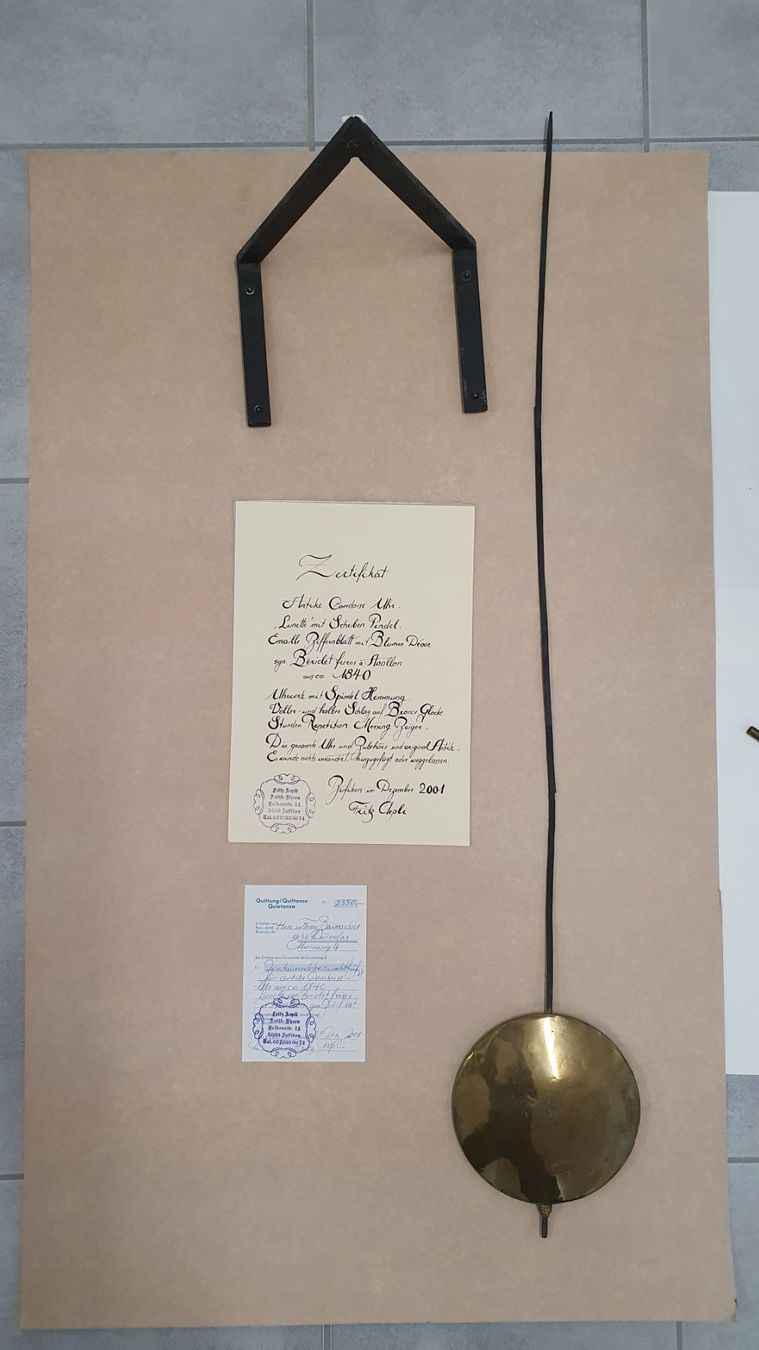Uhren: Antike Comtoise Uhr, Lunette mit Scheiben Pendel – Gebraucht aus Würenlos von juruth 3