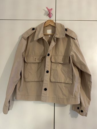 H&M Übergangsjacke beige Gr. M Damen Übergangsjacke Übergang