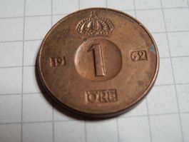 Schweden  1 Öre, 1962