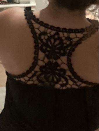 New LASCANA Women's Black Top, Size 40, Summer Essential