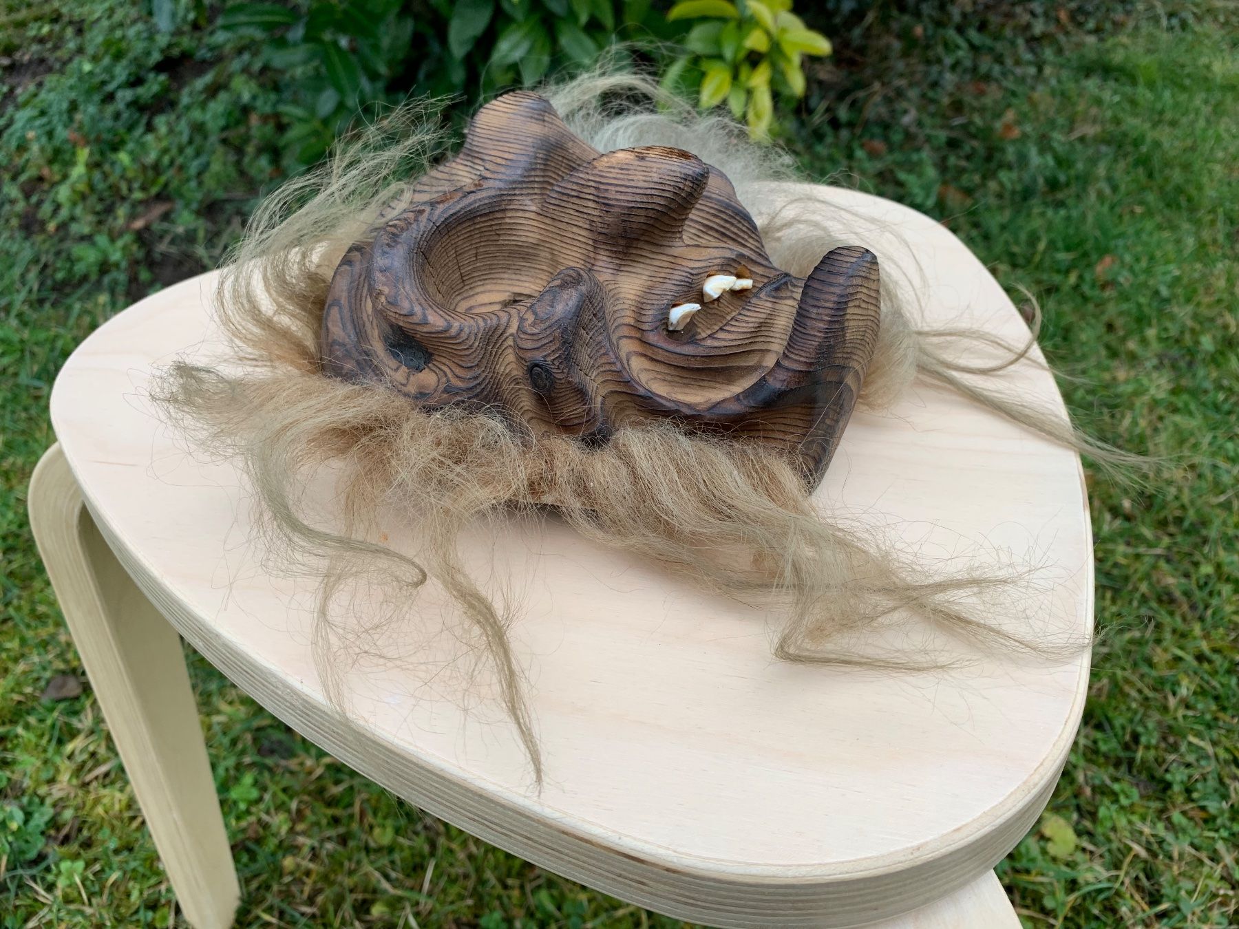 Sonstige Antiquitäten & Kunst: schöne alte Walliser Holzmaske – Gebraucht aus Feldbach von Olive1 5