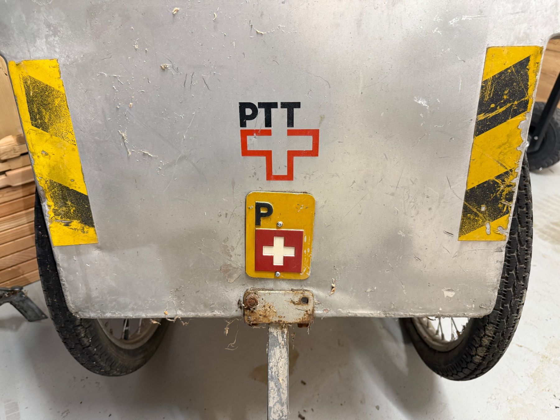 Schilder: Post PTT Anhänger Schild 1968 – Gebraucht aus Hagenbuch ZH von buell06 4